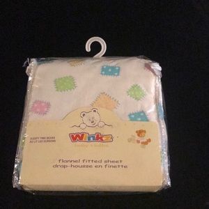 Flannel fitted sheet